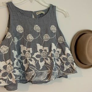 Uniquely Embroidered Crop Top ✨